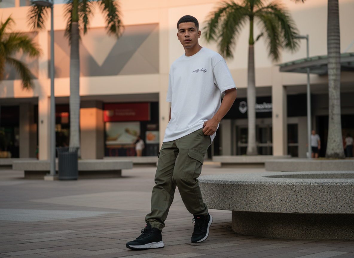 Escobar Lucky T-Shirt en Plaza Carolina: El Flow que Define la Moda Urbana de PR — Puerto Rico