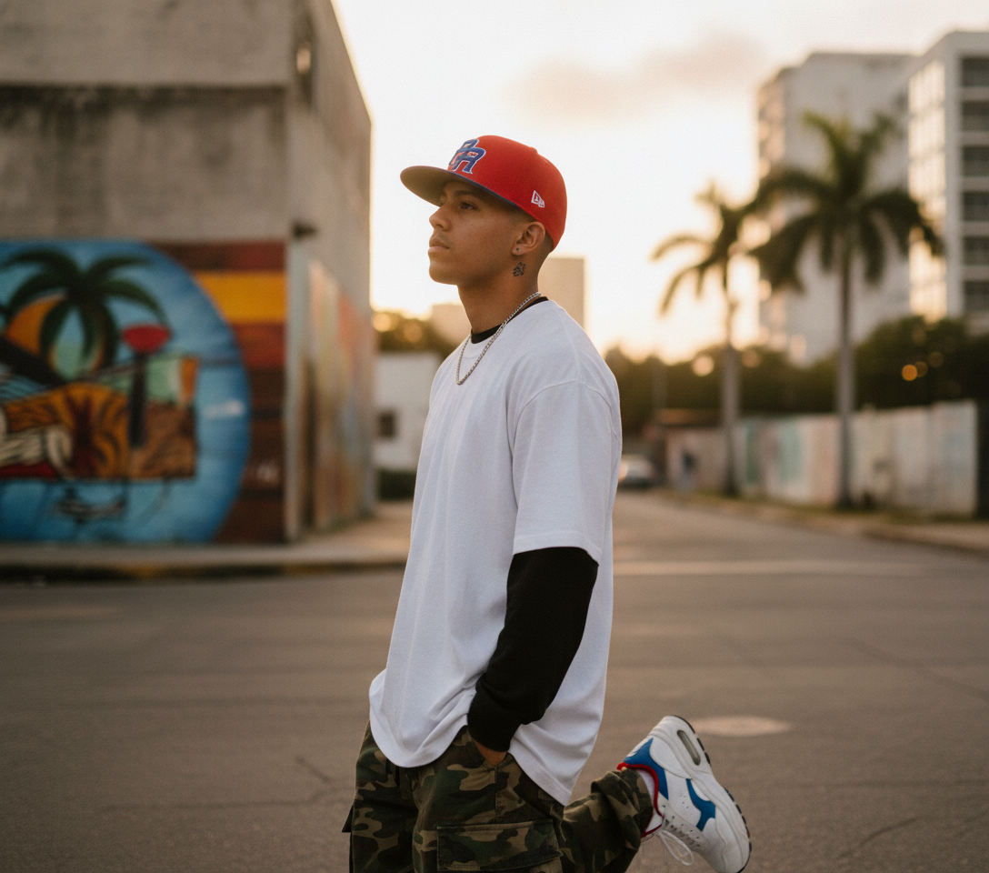 Gorra New Era Fitted Puerto Rico Roja/Azul 59FIFTY: Guía de Estilo y Dónde Comprar en Caguas y PR — Puerto Rico