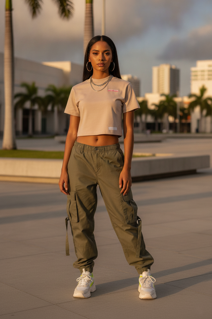 Aurum Mocha Star Croptop: Tu Flow Urbano en Puerto Rico | NIBPR