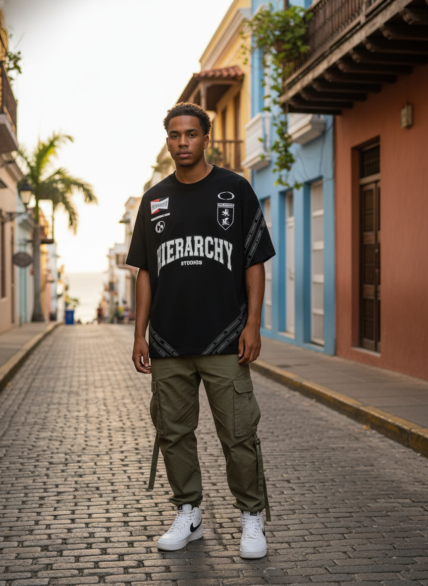 Escobar Hierarchy T-Shirt: El Flow Boricua que Define la Calle en PR | NIBPR — Puerto Rico
