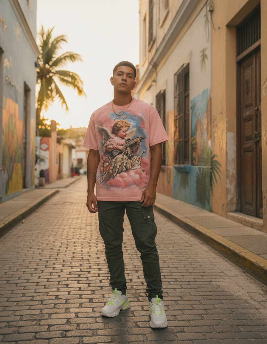 La Camiseta Rosa Streetwear que Necesitas para Elevar tu Flow en Puerto Rico | NIBPR — Puerto Rico