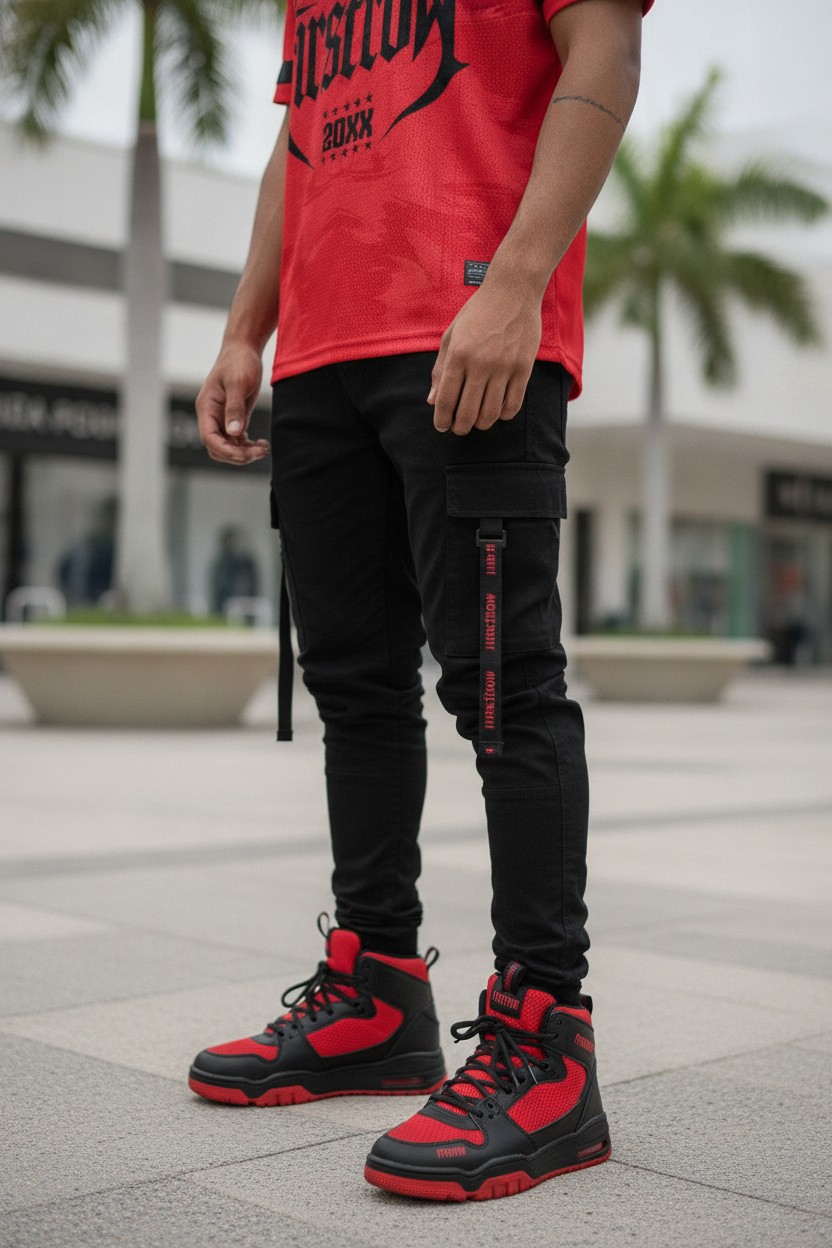 Comprar FRD Elite Legacy Force Short Jersey Red Puerto Rico: El Flow Que Manda en la Calle