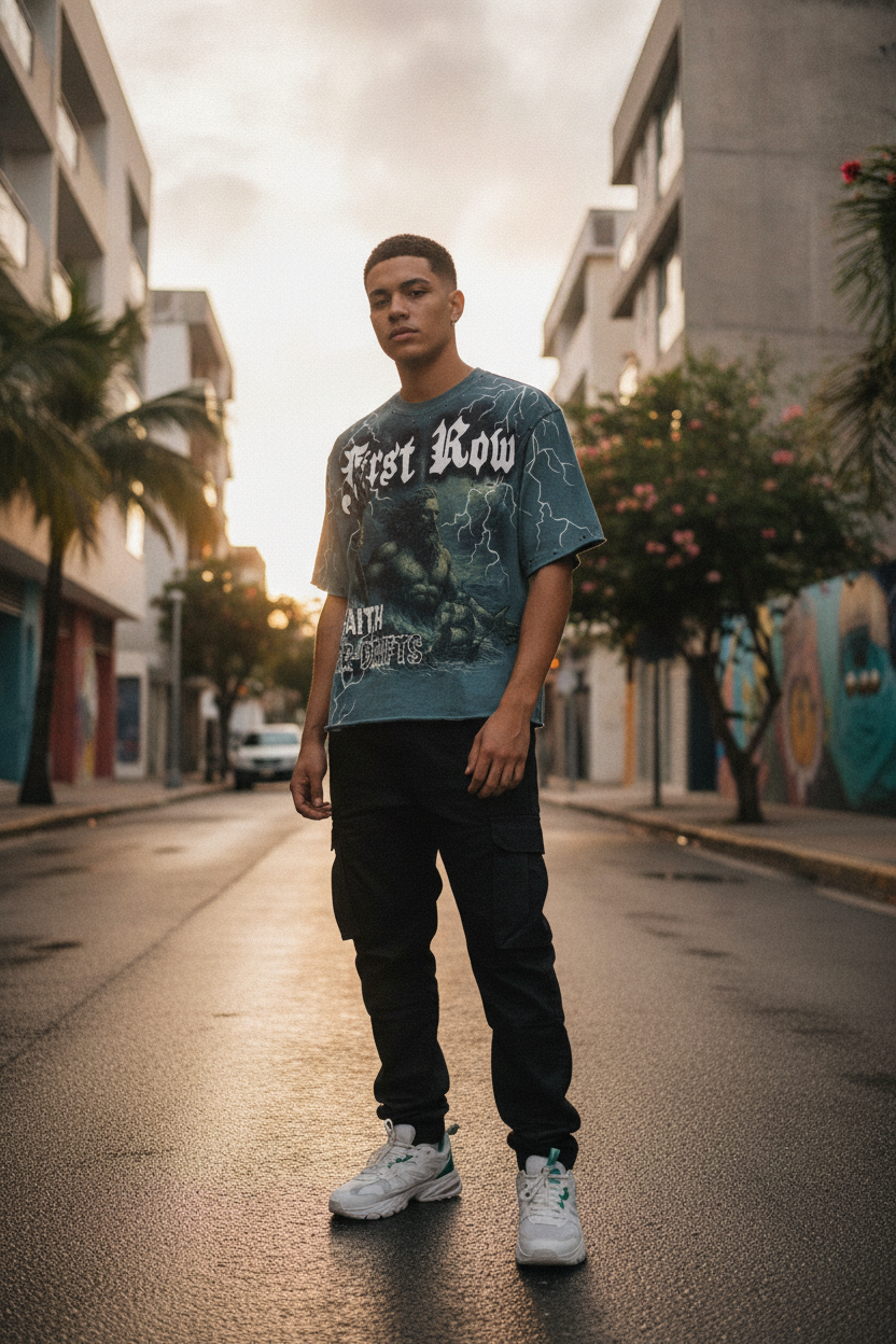 FRD The Faith Never Drifts Tee Bayamón: El Nuevo Flow que Conquista Puerto Rico | New In The Box PR — Puerto Rico