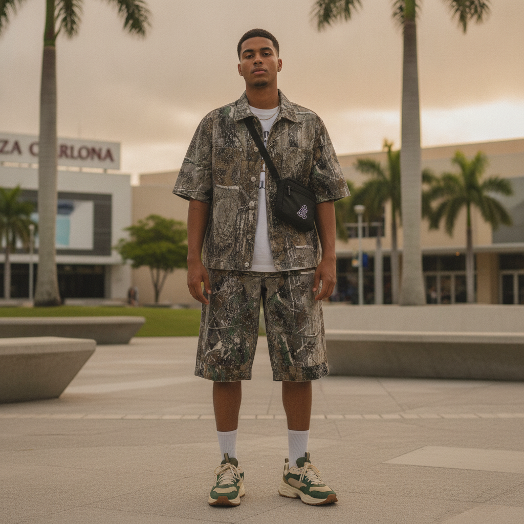 FRD Rhinestone Jorts Camo: El Flow Diamantado que Cacha la Grasa en Puerto Rico | New In The Box PR — Puerto Rico
