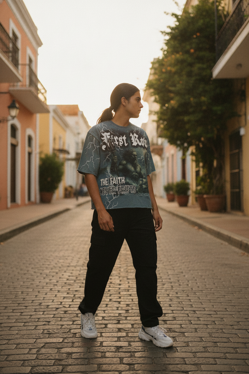 FRD The Faith Never Drifts Tee Puerto Rico: El Flow que Resuena en las Calles de PR