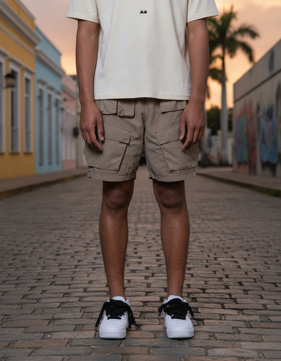 GFTD LA CARGO SHORT BEIGE Ponce PR: El Flow Urbano Que Define Tu Estilo — Puerto Rico