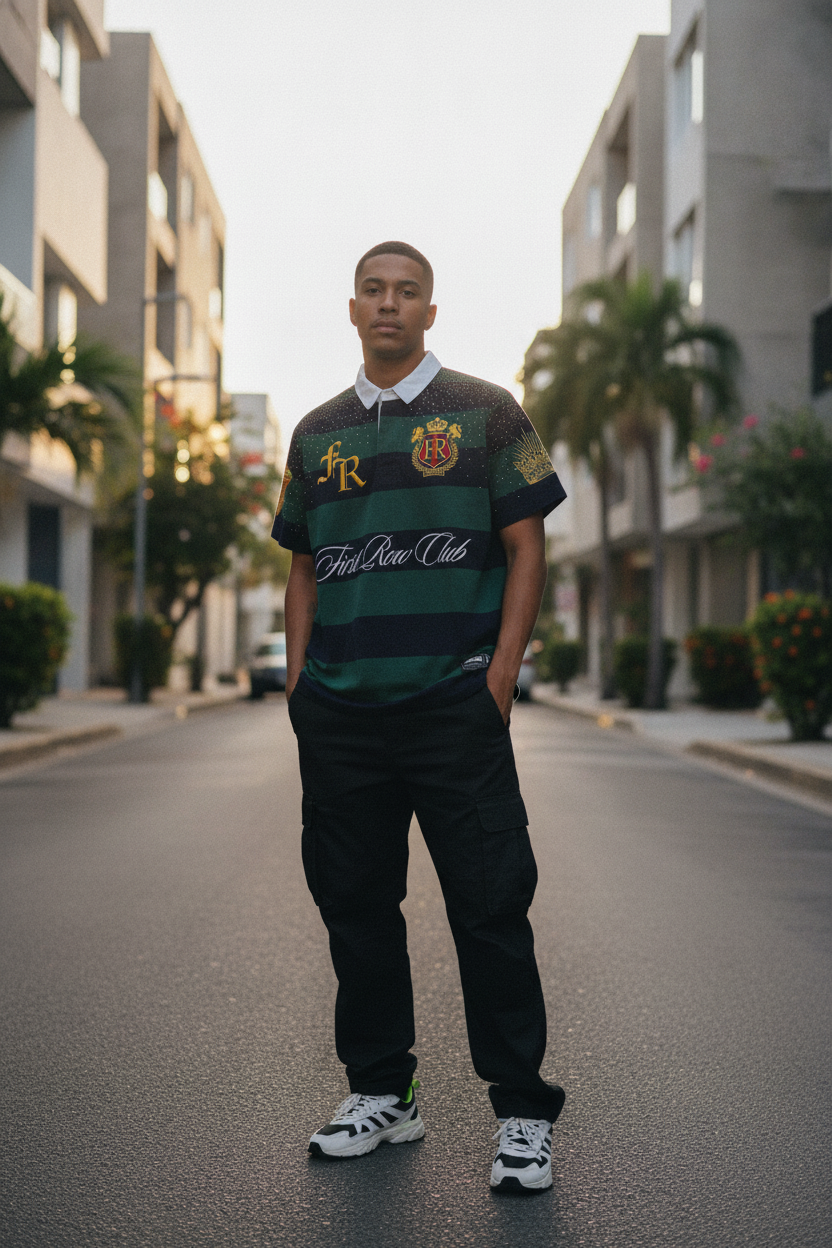 FRD 'State Club Polo' Shirt: El Polo Streetwear que Define el Flow en Bayamón y PR | NIBPR