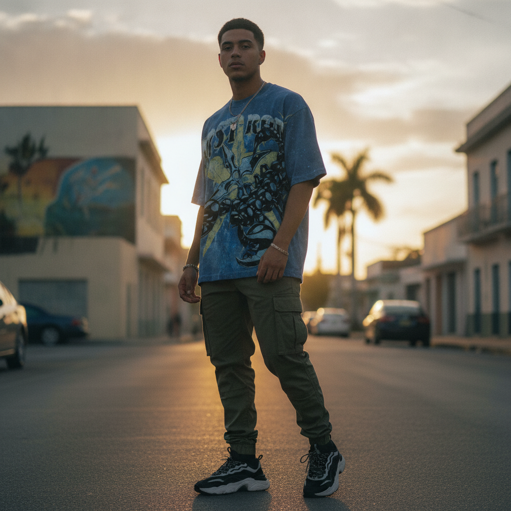 FRD Blue Venom Tee: Eleva Tu Estilo Streetwear en Caguas, Puerto Rico — Puerto Rico