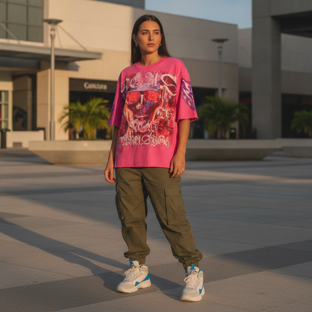 FRD New Paradigm Electric Rush Tee: El Flow Urbano que Domina Plaza Carolina PR — Puerto Rico