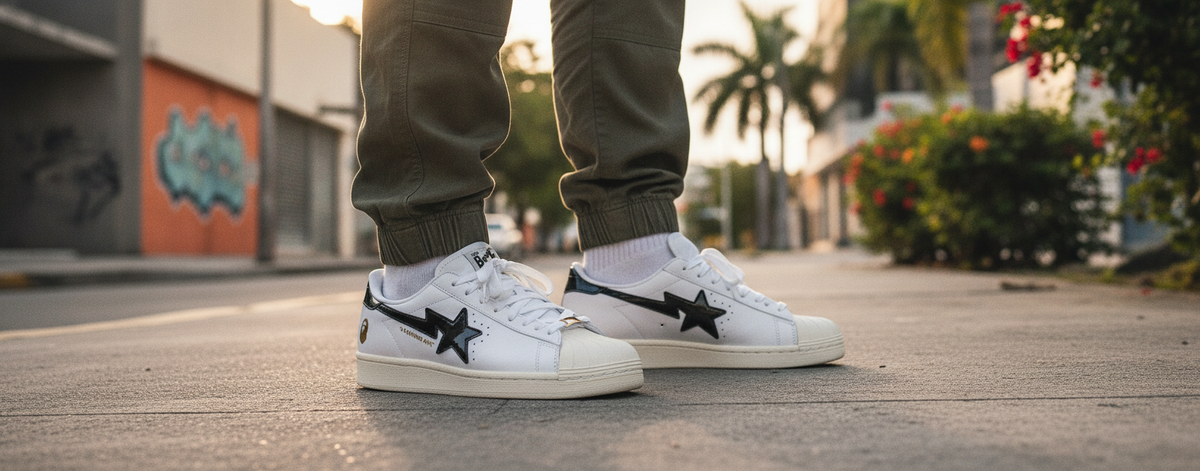 Adidas BAPE Superstar Puerto Rico: El Flow Vintage que Conquista Bayamón