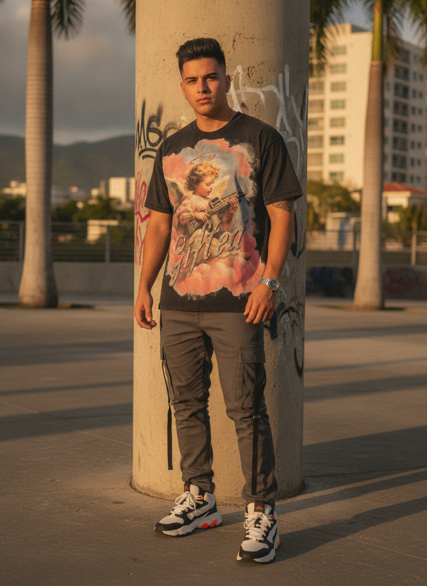 Comprar GFTD LA YOU NEED BLK TEE en Caguas PR: La Grasa del Streetwear