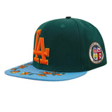 LOS ANGELES DODGERS STATE FLOWER BRIM WOOL SNAPBACK HAT