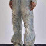 FRD MOTOR RACING Y2K DENIM PANTS #3117
