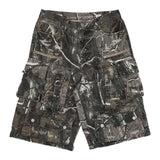 FRD WASHED MULTI CARGO DENIM JORTS 3016