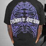 Escobar T-shirt Oversized Freedom in Darkness Negra 73913