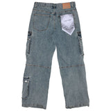 FRD UTILITY CARGO DENIM PANTS AZUL 3121