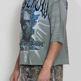 FRD ETERNAL MYTHS BROKEN SCULPTURE CROPPED TEE 1008