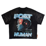FRD POST HUMAN  CROPPED TEE 3017