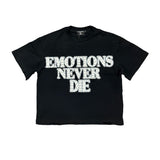 Mixed emotions T-shirt Negra con Rhinestone 003103