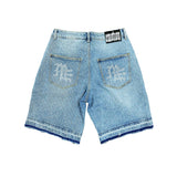 Mixed Emotions Rhinestone Blue Denim Short