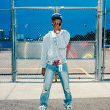 Mixed Emotions Rhinestone Jeans 0099
