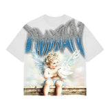 Mixed Emotions Dove Rhinestone Tee 8087