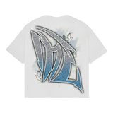 Mixed Emotions Dove Rhinestone Tee 8087