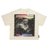 FRD BREAKING NEWS SALVATION CROPPED TEE