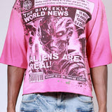 FRD  BREAKING NEWS ALIENS ARE REAL CROPPED TEE