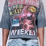 FRD BREAKING NEWS VENOM KILLS CROPPED TEE
