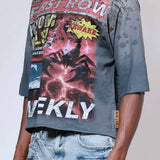 FRD BREAKING NEWS VENOM KILLS CROPPED TEE
