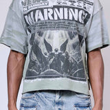 FRD BREAKING NEWS WARNING FROM HEAVEN CROPPED TEE