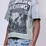 FRD BREAKING NEWS WARNING FROM HEAVEN CROPPED TEE