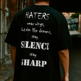 T-shirt Box Fit Sylence Black