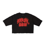 FRD Wake Upend Be Fierce Crop tee