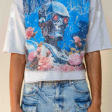 FRD Cropped MIni Terry Rhinestones