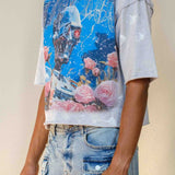 FRD Cropped MIni Terry Rhinestones