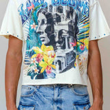 FR LOST UTOPIA FADED DREAM CROPPED TEE