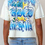 FR LOST UTOPIA FADED DREAM CROPPED TEE