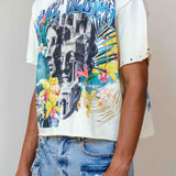 FR LOST UTOPIA FADED DREAM CROPPED TEE