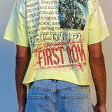 FR LOST UTOPIA PROGRAM CROPPED TEE