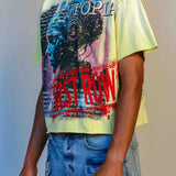 FR LOST UTOPIA PROGRAM CROPPED TEE
