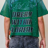 FR LOST UTOPIA UNIVERSE CROPPED TEE