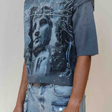 FRD LOST UTOPIA UNEARTH CROPPED TEE