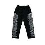 Mixed Emotions "Midnight" Rhinestone Sweatpants