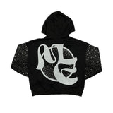 MIXED EMOTIONS FALLEN ANGELS RHINESTONE HOODIE