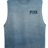 Pure Overdrive Washed Blue Tank Top