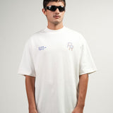 Pure Overdrive Ivory Racing Lines T-Shirt