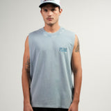 Pure Overdrive Washed Blue Tank Top
