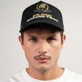 Pure Overdrive Black Trucker Cap